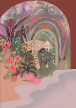 Load image into Gallery viewer, &quot;Sleeping Leopard&quot; print
