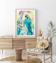 Load image into Gallery viewer, &quot;Tropical Macaw&quot; print
