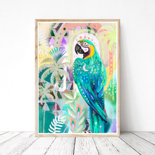 Load image into Gallery viewer, &quot;Tropical Macaw&quot; print
