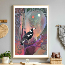 Load image into Gallery viewer, &quot;Magpie Moon&quot; print
