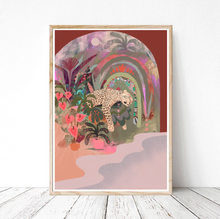 Load image into Gallery viewer, &quot;Sleeping Leopard&quot; print
