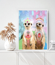 Load image into Gallery viewer, &quot;Meerkats&quot; print
